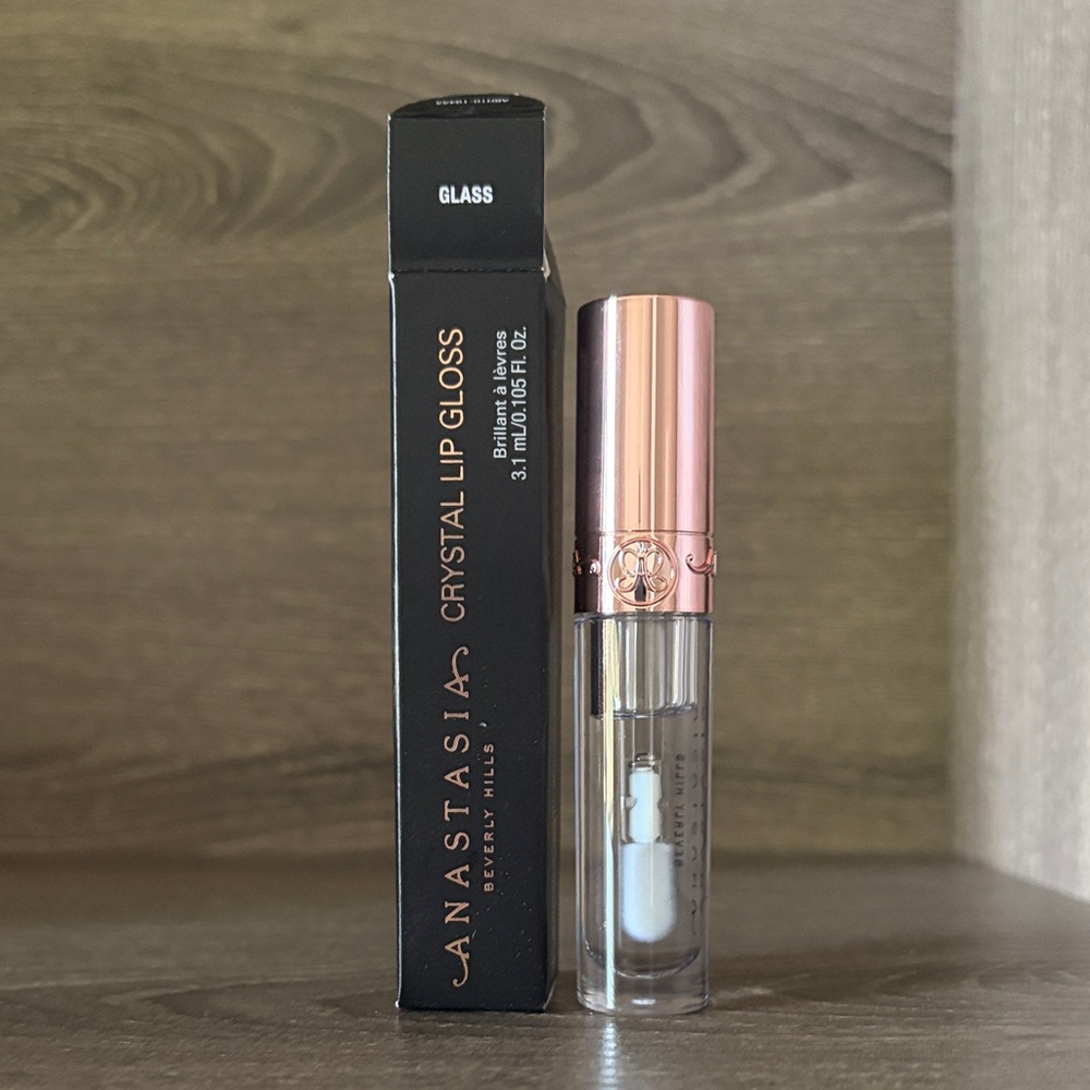 ❤️$7 NWT Anastasia Beverly Hills Crystal Lip Gloss in Shade Glass 3.1ml